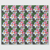 プルメリア花frangipani ラッピングペーパー (フラット)