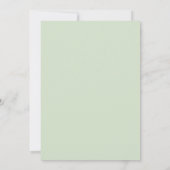 プルメリア・ウェディング 招待状 (裏面)