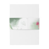 プルメリア ウォーター カラー 招待状ベリーバンド (裏面例)