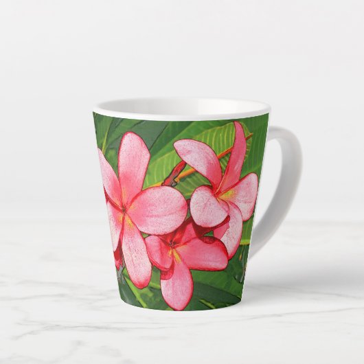 プルメリア カフェラテマグ (右アングル)