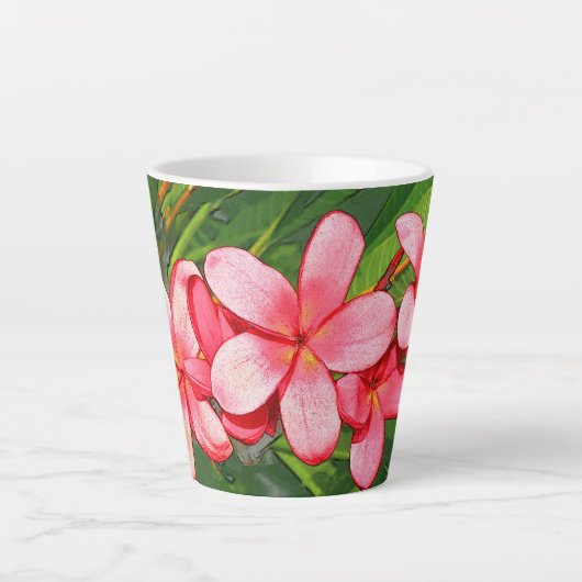 プルメリア カフェラテマグ (正面)