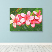 プルメリア キャンバスプリント (インサイチュ (ウッドフロア))
