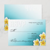 プルメリア スターフィッシュ トロピカルビーチ ご参加のお返事ください 出欠カード (正面/裏面)