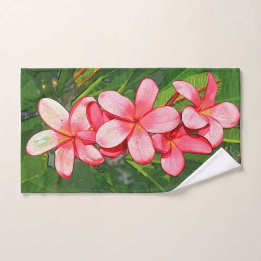 プルメリア ハンドタオル (ハンドタオル)