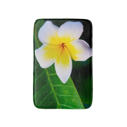 プルメリア バスマット (正面縦)