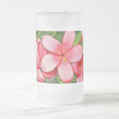 プルメリア フロストグラスビールジョッキ (中央)