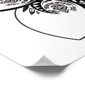 プルメリア ポスター (角)