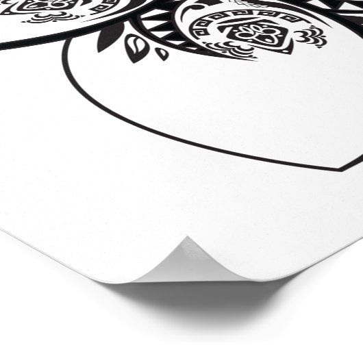 プルメリア ポスター (角)