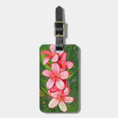 プルメリア ラゲッジタグ (正面縦)