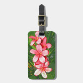 プルメリア ラゲッジタグ (正面縦)
