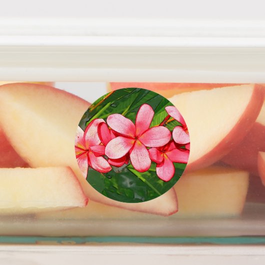 プルメリア ラベル (貼付)