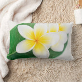 プルメリア ランバークッション (ブランケット)