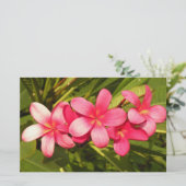 プルメリア 便箋 (スタンド正面)