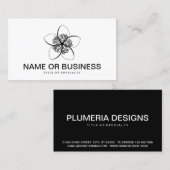 プルメリア 名刺 (正面/裏面)
