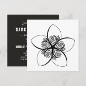 プルメリア 招待状 (正面/裏面)