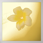 プルメリア 箔ポスター (正面)