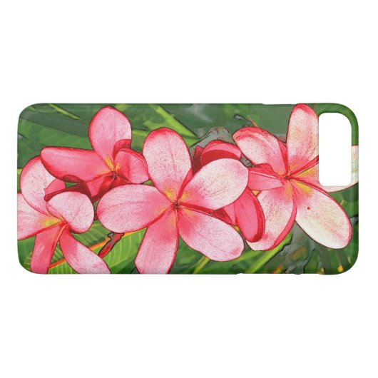 プルメリア Case-Mate iPhoneケース (裏面(横))