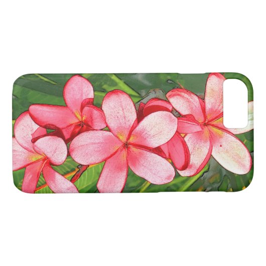 プルメリア Case-Mate iPhoneケース (裏面(横))