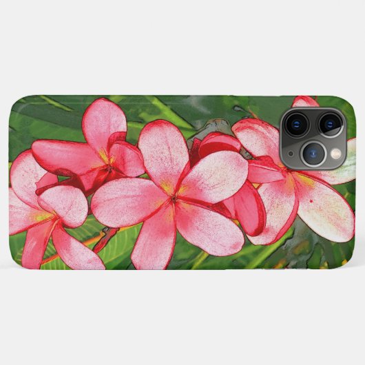 プルメリア Case-Mate iPhoneケース (裏面(横))