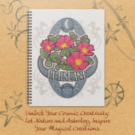 プルラン – フラワーアストロロジーと魔法 ノートブック