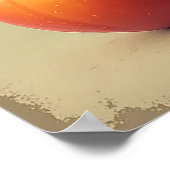 プルンプネクタリンフルーツアートプリント ポスター (角)