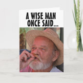 プルーおもしろいニングして、ウンチ誕生日カードを使用できるようにします カード (正面)