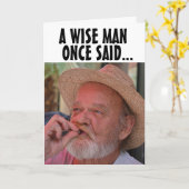 プルーおもしろいニングして、ウンチ誕生日カードを使用できるようにします カード (黄色い花)