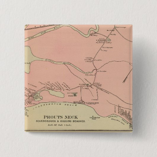 プルーツネックスカーボー、ヒギンズビーチ 缶バッジ (正面)