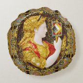 プルーデンス旧世エレガント界 ラウンドクッション (裏面)