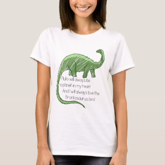 プルートおよびBrontosaurus Tシャツ