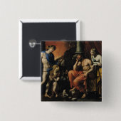 プルートおよびPersephoneの前のオルペウス 缶バッジ (正面&裏面)