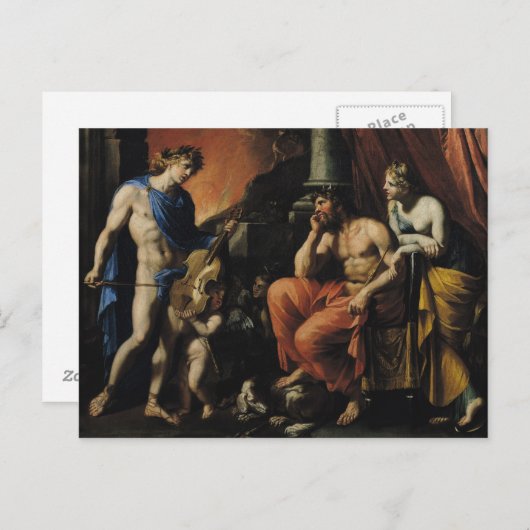 プルートとペルセフォンの前のオルフェウス ポストカード (正面/裏面)