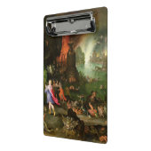 プルートに遊ぶハープを持つオルペウス ミニクリップボード (アングル2)