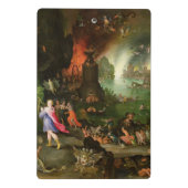 プルートに遊ぶハープを持つオルペウス ミニクリップボード (裏面)