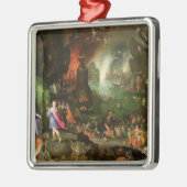 プルートに遊ぶハープを持つオルペウス メタルオーナメント (左)