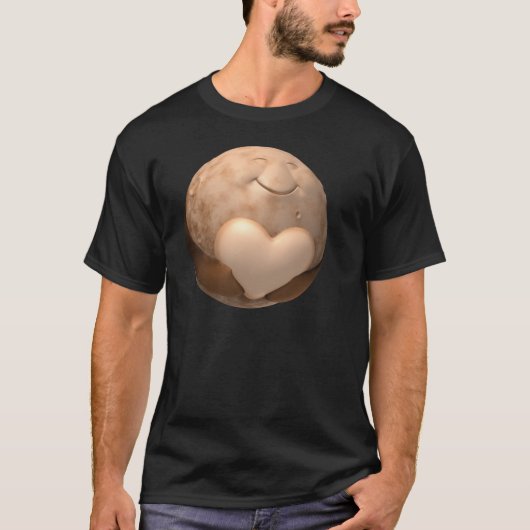 プルートのハート Tシャツ (正面)
