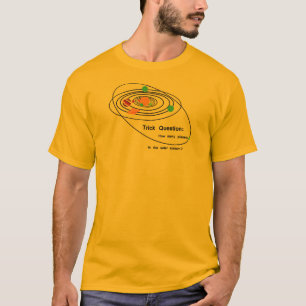 プルートの惑星のトリックの質問 Tシャツ