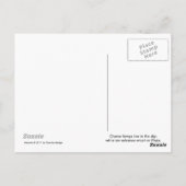 プルートのCryovolcanism ポストカード (裏面)