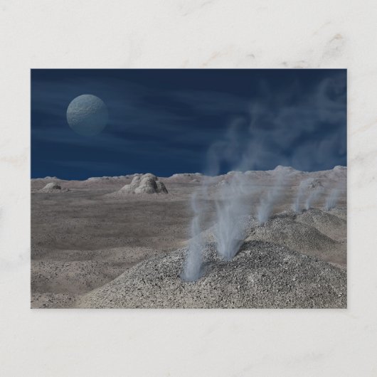 プルートのCryovolcanism ポストカード (正面)