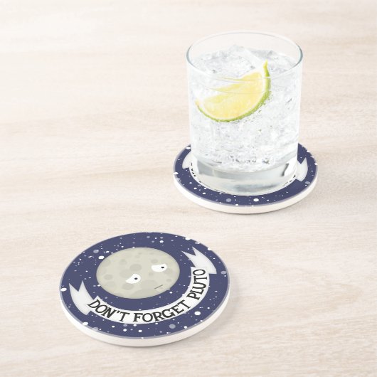 プルートを忘れないで下さい コースター (側面)