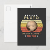 プルートを忘れるな 1930-2006 ポストカード (正面/裏面)