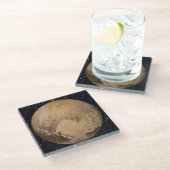 プルートスターリースカイハート ガラスコースター (アングル)