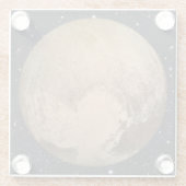 プルートスターリースカイハート ガラスコースター (裏面)
