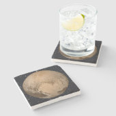 プルートスターリースカイハート ストーンコースター (横)