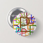 プルート 缶バッジ (正面&裏面)