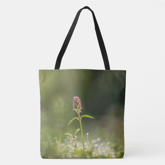 プルーネラフラワー自然写真 トートバッグ (正面)