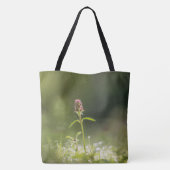 プルーネラフラワー自然写真 トートバッグ (裏面)