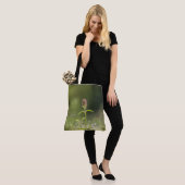 プルーネラフラワー自然写真 トートバッグ (モデル)