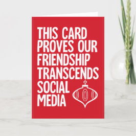 プルーフ – おもしろいクリスマスカード シーズンカード