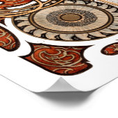 プルーム〔占星術の〕十二宮図ウーマンバイアルフォンスミュシャ-アールヌーボー ポスター (角)